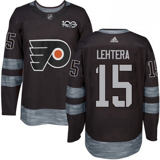 Mens Adidas Philadelphia Flyers 15 Jori Lehtera Authentic Black 1917 2017 100th Anniversary NHL Jersey Mens Adidas Philadelphia Flyers 15 Jori Lehtera Authentic Black 1917 2017 100th Anniversary NHL Jersey