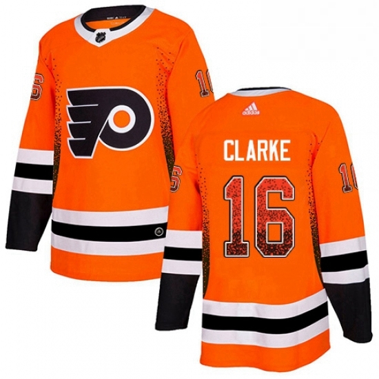 Mens Adidas Philadelphia Flyers 16 Bobby Clarke Authentic Orange Drift Fashion NHL Jersey Mens Adidas Philadelphia Flyers 16 Bobby Clarke Authentic Orange Drift Fashion NHL Jersey