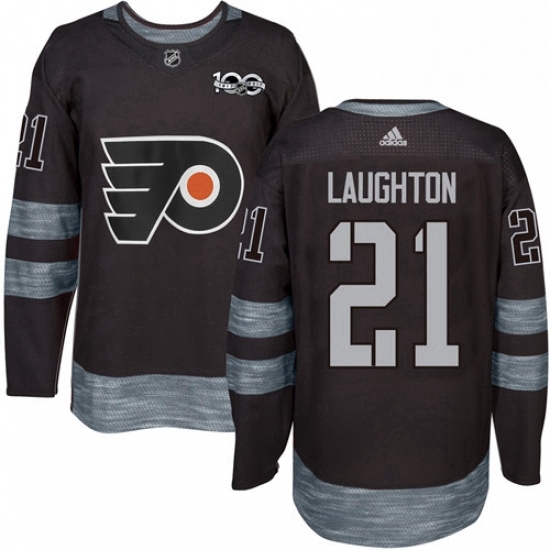 Mens Adidas Philadelphia Flyers 21 Scott Laughton Authentic Black 1917 2017 100th Anniversary NHL Jersey Mens Adidas Philadelphia Flyers 21 Scott Laughton Authentic Black 1917 2017 100th Anniversary NHL Jersey