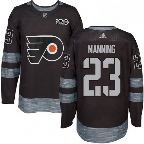 Mens Adidas Philadelphia Flyers 23 Brandon Manning Authentic Black 1917 2017 100th Anniversary NHL Jersey Mens Adidas Philadelphia Flyers 23 Brandon Manning Authentic Black 1917 2017 100th Anniversary NHL Jersey