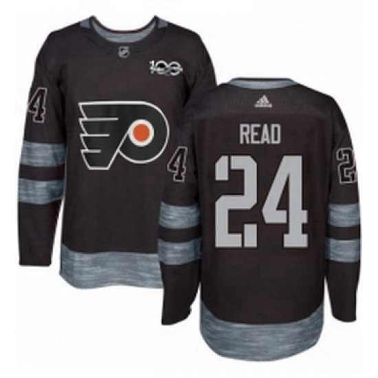 Mens Adidas Philadelphia Flyers 24 Matt Read Authentic Black 1917 2017 100th Anniversary NHL Jersey Mens Adidas Philadelphia Flyers 24 Matt Read Authentic Black 1917 2017 100th Anniversary NHL Jersey