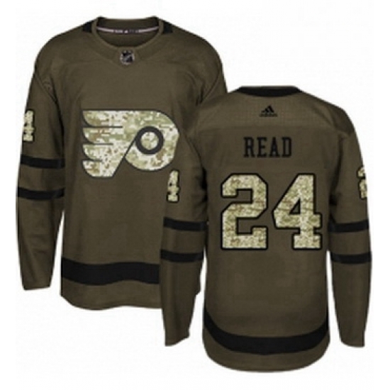 Mens Adidas Philadelphia Flyers 24 Matt Read Premier Green Salute to Service NHL Jersey Mens Adidas Philadelphia Flyers 24 Matt Read Premier Green Salute to Service NHL Jersey