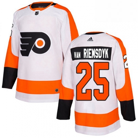 Mens Adidas Philadelphia Flyers 25 James Van Riemsdyk Authentic White Away NHL Jersey Mens Adidas Philadelphia Flyers 25 James Van Riemsdyk Authentic White Away NHL Jersey