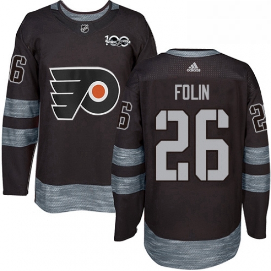Mens Adidas Philadelphia Flyers 26 Christian Folin Authentic Black 1917 2017 100th Anniversary NHL Jersey Mens Adidas Philadelphia Flyers 26 Christian Folin Authentic Black 1917 2017 100th Anniversary NHL Jersey