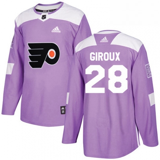 Mens Adidas Philadelphia Flyers 28 Claude Giroux Authentic Purple Fights Cancer Practice NHL Jersey Mens Adidas Philadelphia Flyers 28 Claude Giroux Authentic Purple Fights Cancer Practice NHL Jersey