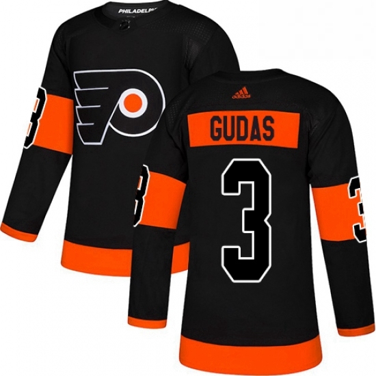 Mens Adidas Philadelphia Flyers 3 Radko Gudas Premier Black Alternate NHL Jersey Mens Adidas Philadelphia Flyers 3 Radko Gudas Premier Black Alternate NHL Jersey