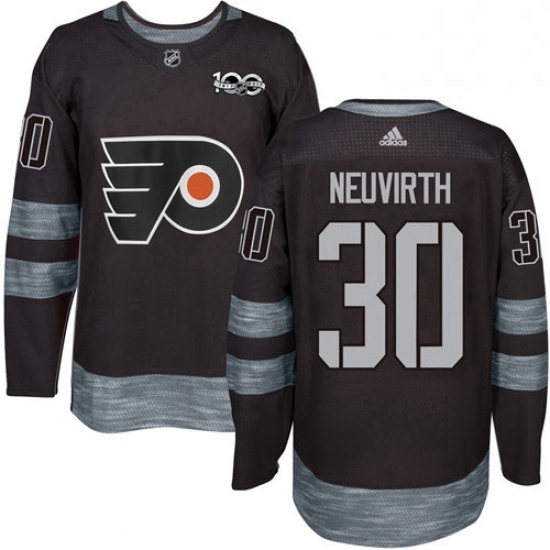 Mens Adidas Philadelphia Flyers 30 Michal Neuvirth Authentic Black 1917 2017 100th Anniversary NHL Jersey Mens Adidas Philadelphia Flyers 30 Michal Neuvirth Authentic Black 1917 2017 100th Anniversary NHL Jersey