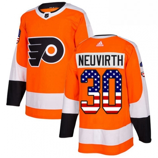 Mens Adidas Philadelphia Flyers 30 Michal Neuvirth Authentic Orange USA Flag Fashion NHL Jersey Mens Adidas Philadelphia Flyers 30 Michal Neuvirth Authentic Orange USA Flag Fashion NHL Jersey
