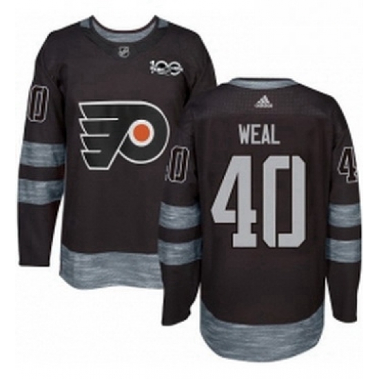 Mens Adidas Philadelphia Flyers 40 Jordan Weal Premier Black 1917 2017 100th Anniversary NHL Jersey Mens Adidas Philadelphia Flyers 40 Jordan Weal Premier Black 1917 2017 100th Anniversary NHL Jersey