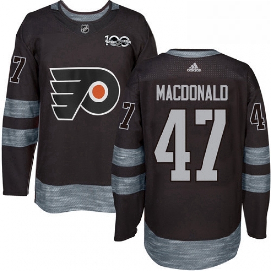 Mens Adidas Philadelphia Flyers 47 Andrew MacDonald Premier Black 1917 2017 100th Anniversary NHL Jersey Mens Adidas Philadelphia Flyers 47 Andrew MacDonald Premier Black 1917 2017 100th Anniversary NHL Jersey