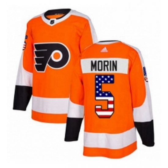 Mens Adidas Philadelphia Flyers 5 Samuel Morin Authentic Orange USA Flag Fashion NHL Jersey Mens Adidas Philadelphia Flyers 5 Samuel Morin Authentic Orange USA Flag Fashion NHL Jersey