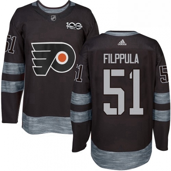 Mens Adidas Philadelphia Flyers 51 Valtteri Filppula Authentic Black 1917 2017 100th Anniversary NHL Jersey Mens Adidas Philadelphia Flyers 51 Valtteri Filppula Authentic Black 1917 2017 100th Anniversary NHL Jersey