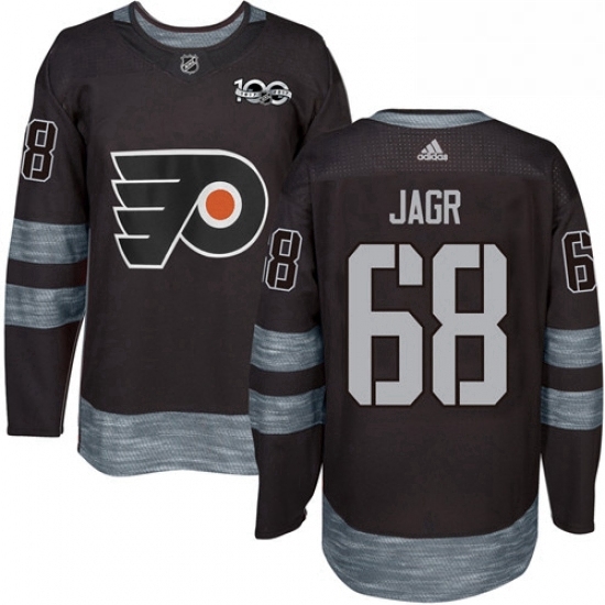 Mens Adidas Philadelphia Flyers 68 Jaromir Jagr Authentic Black 1917 2017 100th Anniversary NHL Jersey Mens Adidas Philadelphia Flyers 68 Jaromir Jagr Authentic Black 1917 2017 100th Anniversary NHL Jersey