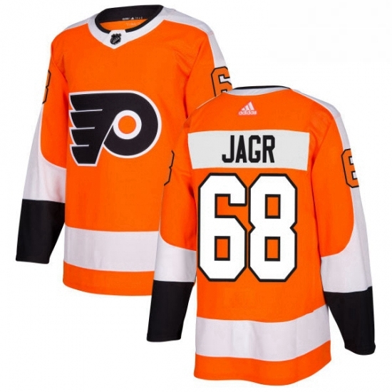 Mens Adidas Philadelphia Flyers 68 Jaromir Jagr Premier Orange Home NHL Jersey Mens Adidas Philadelphia Flyers 68 Jaromir Jagr Premier Orange Home NHL Jersey