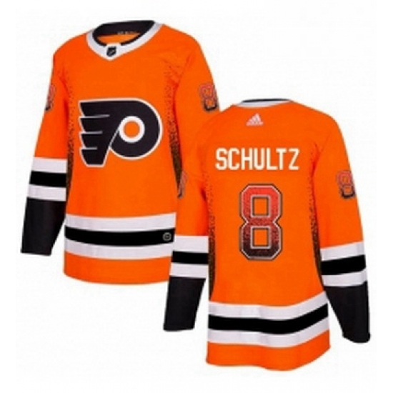 Mens Adidas Philadelphia Flyers 8 Dave Schultz Authentic Orange Drift Fashion NHL Jersey Mens Adidas Philadelphia Flyers 8 Dave Schultz Authentic Orange Drift Fashion NHL Jersey