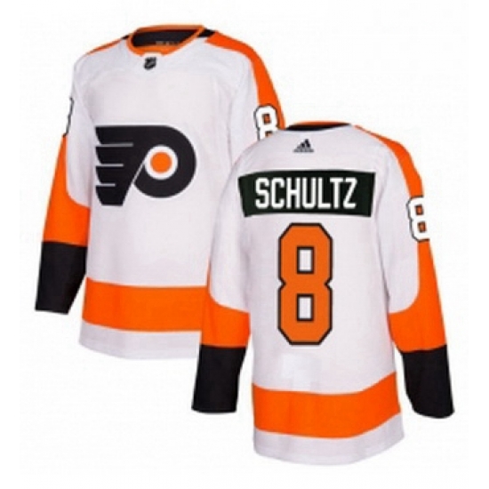 Mens Adidas Philadelphia Flyers 8 Dave Schultz Authentic White Away NHL Jersey Mens Adidas Philadelphia Flyers 8 Dave Schultz Authentic White Away NHL Jersey