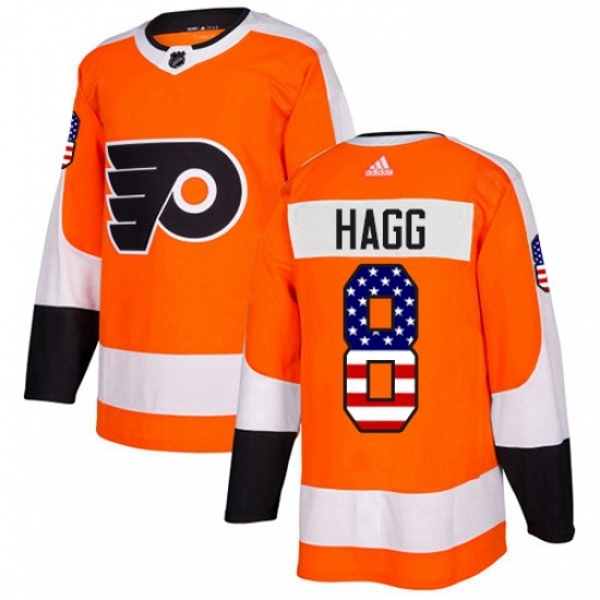 Mens Adidas Philadelphia Flyers 8 Robert Hagg Authentic Orange USA Flag Fashion NHL Jersey Mens Adidas Philadelphia Flyers 8 Robert Hagg Authentic Orange USA Flag Fashion NHL Jersey