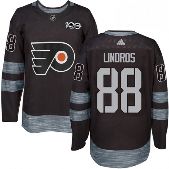 Mens Adidas Philadelphia Flyers 88 Eric Lindros Authentic Black 1917 2017 100th Anniversary NHL Jersey Mens Adidas Philadelphia Flyers 88 Eric Lindros Authentic Black 1917 2017 100th Anniversary NHL Jersey