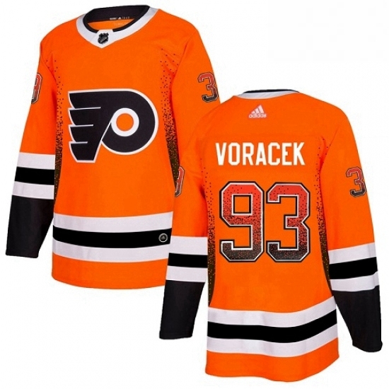 Mens Adidas Philadelphia Flyers 93 Jakub Voracek Authentic Orange Drift Fashion NHL Jersey Mens Adidas Philadelphia Flyers 93 Jakub Voracek Authentic Orange Drift Fashion NHL Jersey