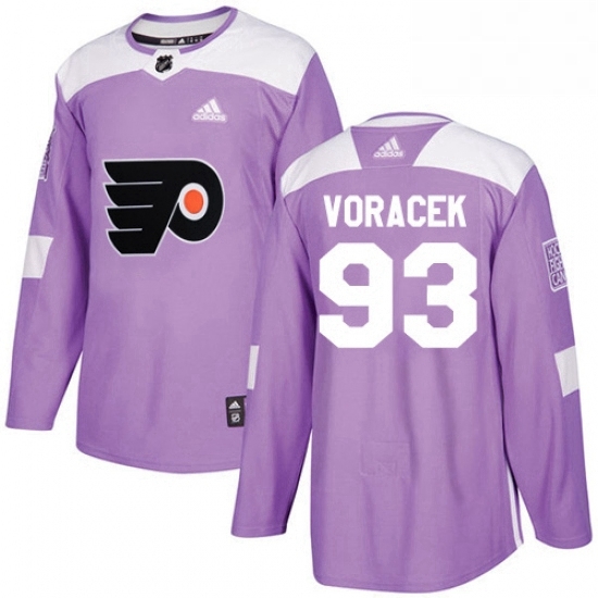 Mens Adidas Philadelphia Flyers 93 Jakub Voracek Authentic Purple Fights Cancer Practice NHL Jersey Mens Adidas Philadelphia Flyers 93 Jakub Voracek Authentic Purple Fights Cancer Practice NHL Jersey