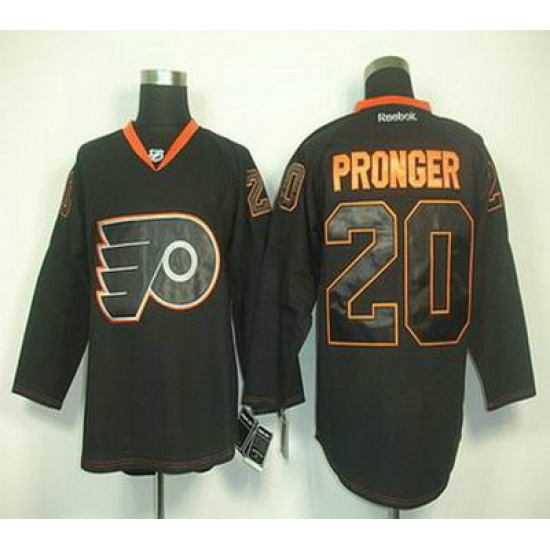 Philadelphia Flyers #20 Chris Pronger black ice Premier Jersey Philadelphia Flyers #20 Chris Pronger black ice Premier Jersey