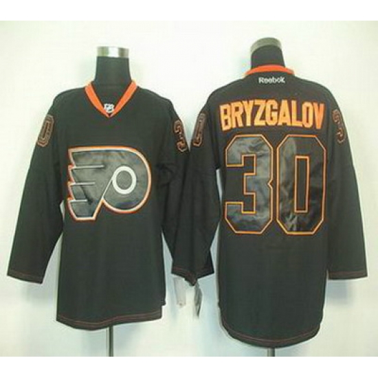 Philadelphia Flyers #30 Ilya Bryzgalov black ice jersey Philadelphia Flyers #30 Ilya Bryzgalov black ice jersey