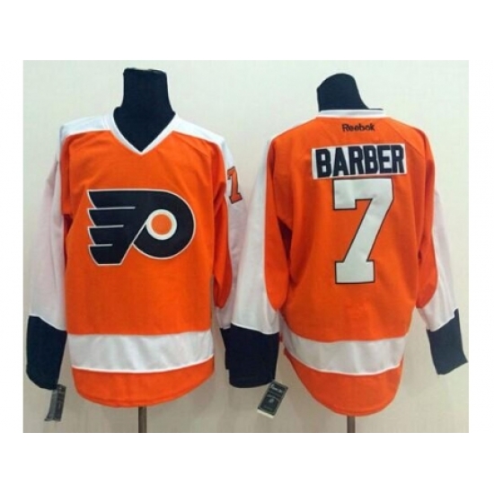 Philadelphia Flyers #7 Bill Barber Orange Stitched Jersey Philadelphia Flyers #7 Bill Barber Orange Stitched Jersey
