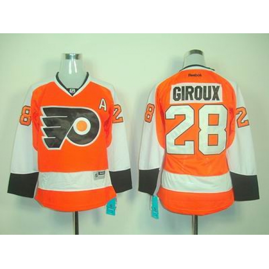 Women Philadelphia Flyers 28 CLAUDE GIROUX orange Women Philadelphia Flyers 28 CLAUDE GIROUX orange