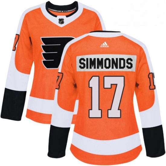 Womens Adidas Philadelphia Flyers 17 Wayne Simmonds Authentic Orange Home NHL Jersey Womens Adidas Philadelphia Flyers 17 Wayne Simmonds Authentic Orange Home NHL Jersey