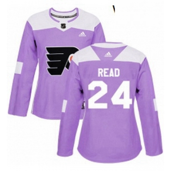 Womens Adidas Philadelphia Flyers 24 Matt Read Authentic Purple Fights Cancer Practice NHL Jersey Womens Adidas Philadelphia Flyers 24 Matt Read Authentic Purple Fights Cancer Practice NHL Jersey
