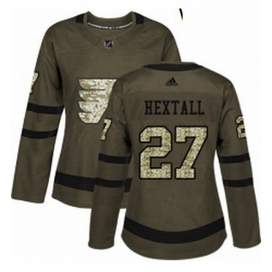 Womens Adidas Philadelphia Flyers 27 Ron Hextall Authentic Green Salute to Service NHL Jersey Womens Adidas Philadelphia Flyers 27 Ron Hextall Authentic Green Salute to Service NHL Jersey