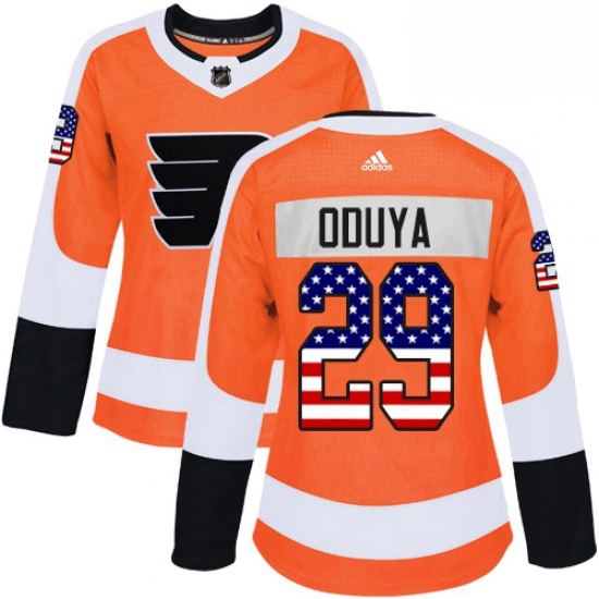 Womens Adidas Philadelphia Flyers 29 Johnny Oduya Authentic Orange USA Flag Fashion NHL Jersey Womens Adidas Philadelphia Flyers 29 Johnny Oduya Authentic Orange USA Flag Fashion NHL Jersey