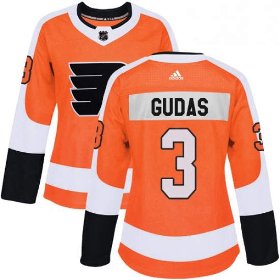 Womens Adidas Philadelphia Flyers 3 Radko Gudas Authentic Orange Home NHL Jersey Womens Adidas Philadelphia Flyers 3 Radko Gudas Authentic Orange Home NHL Jersey