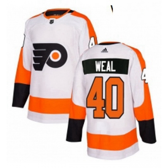 Womens Adidas Philadelphia Flyers 40 Jordan Weal Authentic White Away NHL Jersey Womens Adidas Philadelphia Flyers 40 Jordan Weal Authentic White Away NHL Jersey