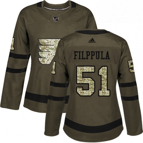 Womens Adidas Philadelphia Flyers 51 Valtteri Filppula Authentic Green Salute to Service NHL Jersey Womens Adidas Philadelphia Flyers 51 Valtteri Filppula Authentic Green Salute to Service NHL Jersey