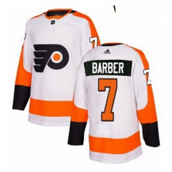 Womens Adidas Philadelphia Flyers 7 Bill Barber Authentic White Away NHL Jersey Womens Adidas Philadelphia Flyers 7 Bill Barber Authentic White Away NHL Jersey
