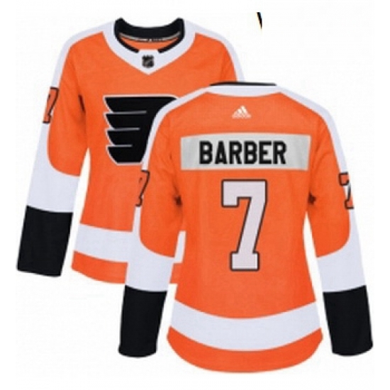 Womens Adidas Philadelphia Flyers 7 Bill Barber Premier Orange Home NHL Jersey Womens Adidas Philadelphia Flyers 7 Bill Barber Premier Orange Home NHL Jersey