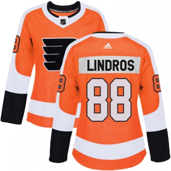 Womens Adidas Philadelphia Flyers 88 Eric Lindros Premier Orange Home NHL Jersey Womens Adidas Philadelphia Flyers 88 Eric Lindros Premier Orange Home NHL Jersey