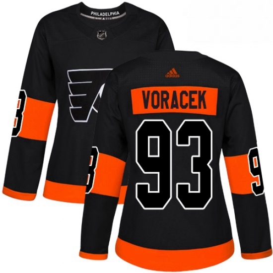 Womens Adidas Philadelphia Flyers 93 Jakub Voracek Premier Black Alternate NHL Jersey Womens Adidas Philadelphia Flyers 93 Jakub Voracek Premier Black Alternate NHL Jersey