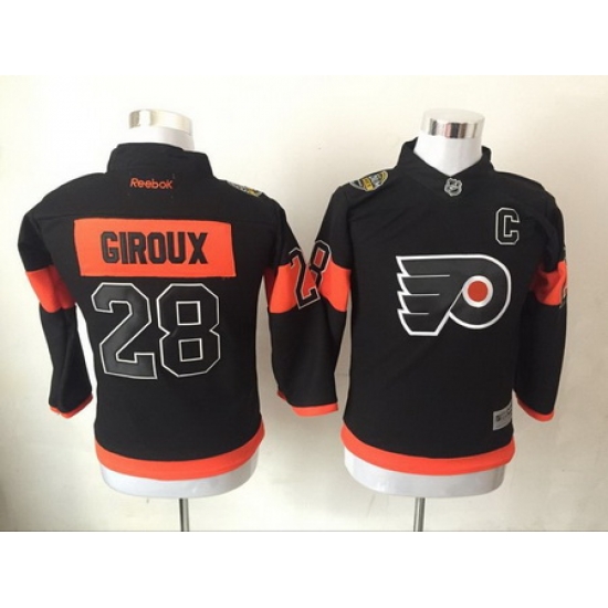 Flyers 28 Claude Giroux Black Youth Reebok Jersey Flyers 28 Claude Giroux Black Youth Reebok Jersey