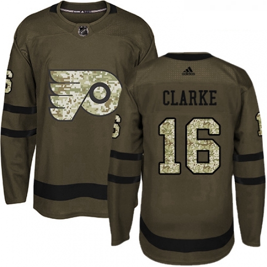 Youth Adidas Philadelphia Flyers 16 Bobby Clarke Authentic Green Salute to Service NHL Jersey Youth Adidas Philadelphia Flyers 16 Bobby Clarke Authentic Green Salute to Service NHL Jersey