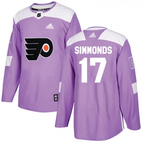 Youth Adidas Philadelphia Flyers 17 Wayne Simmonds Authentic Purple Fights Cancer Practice NHL Jersey Youth Adidas Philadelphia Flyers 17 Wayne Simmonds Authentic Purple Fights Cancer Practice NHL Jersey