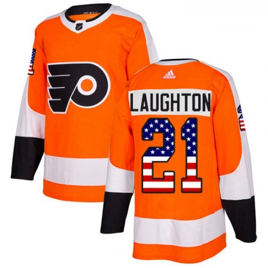 Youth Adidas Philadelphia Flyers 21 Scott Laughton Authentic Orange USA Flag Fashion NHL Jersey Youth Adidas Philadelphia Flyers 21 Scott Laughton Authentic Orange USA Flag Fashion NHL Jersey