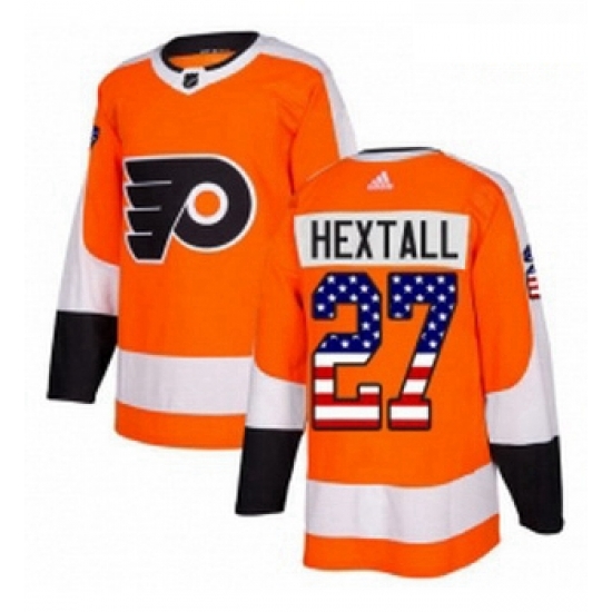 Youth Adidas Philadelphia Flyers 27 Ron Hextall Authentic Orange USA Flag Fashion NHL Jersey Youth Adidas Philadelphia Flyers 27 Ron Hextall Authentic Orange USA Flag Fashion NHL Jersey