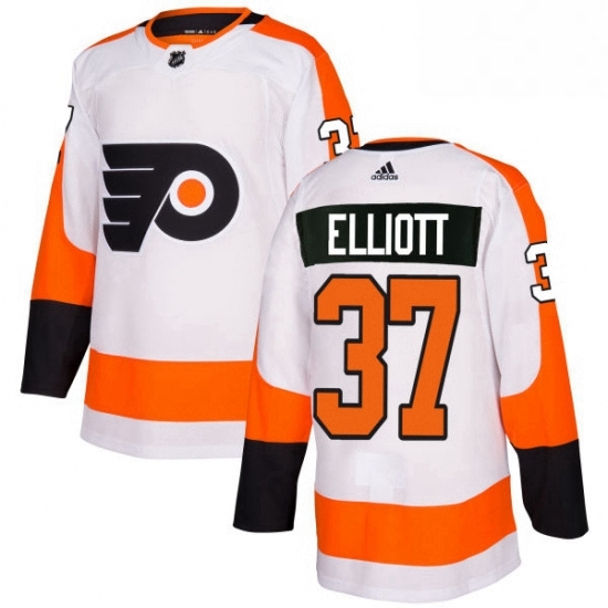 Youth Adidas Philadelphia Flyers 37 Brian Elliott Authentic White Away NHL Jersey Youth Adidas Philadelphia Flyers 37 Brian Elliott Authentic White Away NHL Jersey