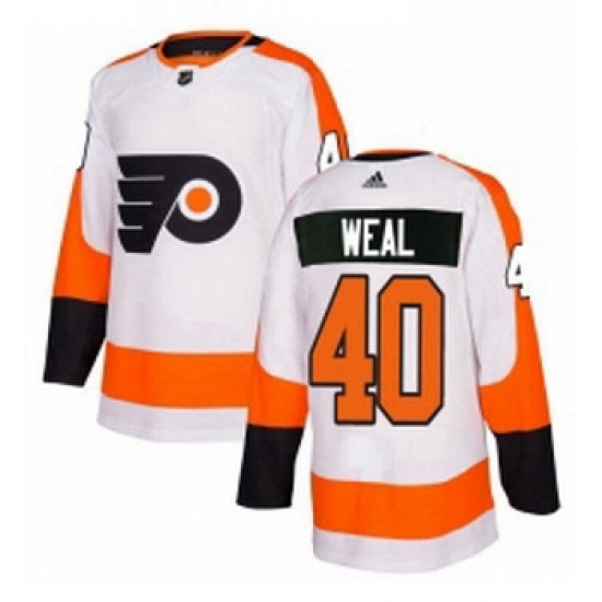 Youth Adidas Philadelphia Flyers 40 Jordan Weal Authentic White Away NHL Jersey Youth Adidas Philadelphia Flyers 40 Jordan Weal Authentic White Away NHL Jersey