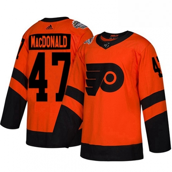 Youth Adidas Philadelphia Flyers 47 Andrew MacDonald Orange Authentic 2019 Stadium Series Stitched NHL Jersey Youth Adidas Philadelphia Flyers 47 Andrew MacDonald Orange Authentic 2019 Stadium Series Stitched NHL Jersey