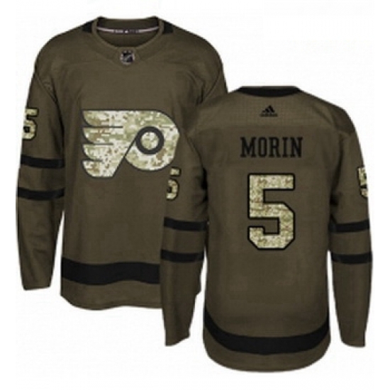 Youth Adidas Philadelphia Flyers 5 Samuel Morin Authentic Green Salute to Service NHL Jersey Youth Adidas Philadelphia Flyers 5 Samuel Morin Authentic Green Salute to Service NHL Jersey