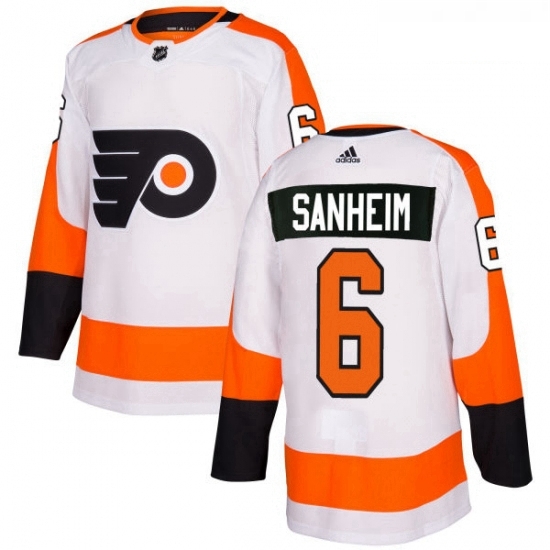 Youth Adidas Philadelphia Flyers 6 Travis Sanheim Authentic White Away NHL Jersey Youth Adidas Philadelphia Flyers 6 Travis Sanheim Authentic White Away NHL Jersey