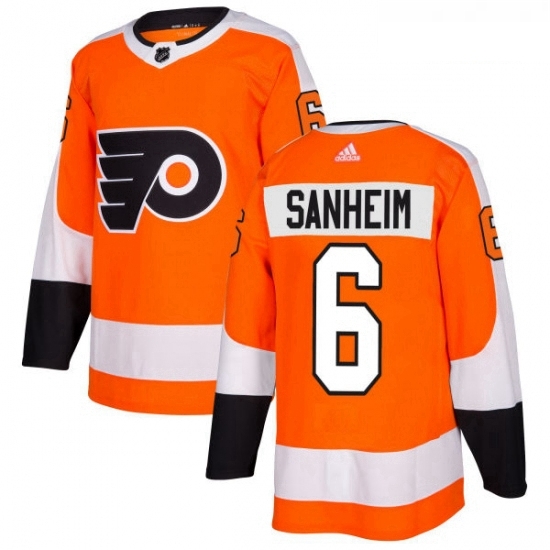 Youth Adidas Philadelphia Flyers 6 Travis Sanheim Premier Orange Home NHL Jersey Youth Adidas Philadelphia Flyers 6 Travis Sanheim Premier Orange Home NHL Jersey